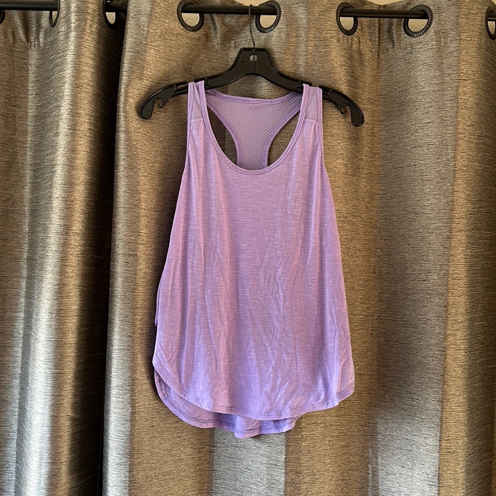 Lavender Racerback Tank Top